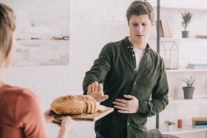 To prevent complications a man with celiac disease is refusing bread - Monmouth Gastroenterology - Monmouth Gastroenterology To prevent complications a man with celiac disease is refusing bread